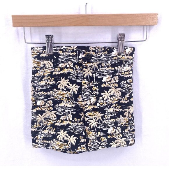 Janie and Jack Toddler  Boys 3 Chino Hawaiian Print Dressy Shorts - Picture 1 of 9